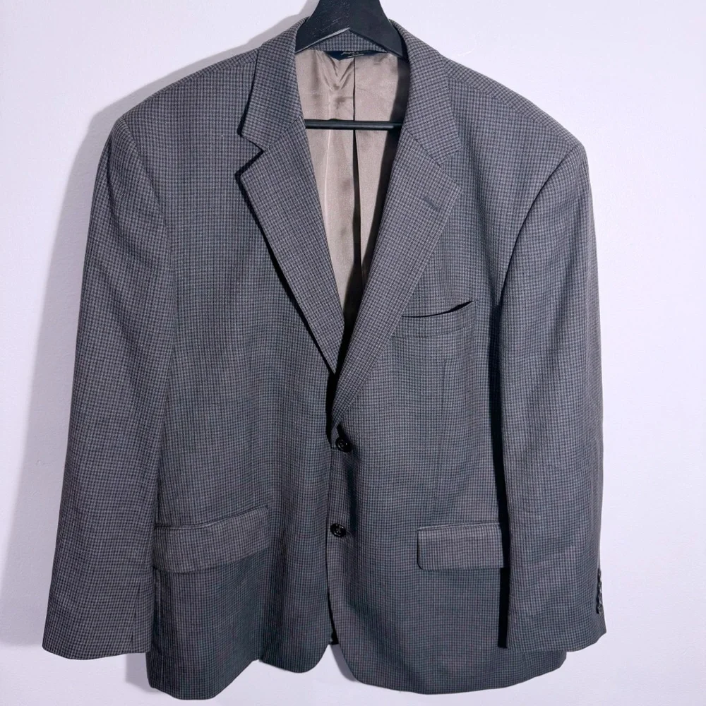 Joseph & Feiss Gold 100% Wool Sports Coat/Blazer Size 44S